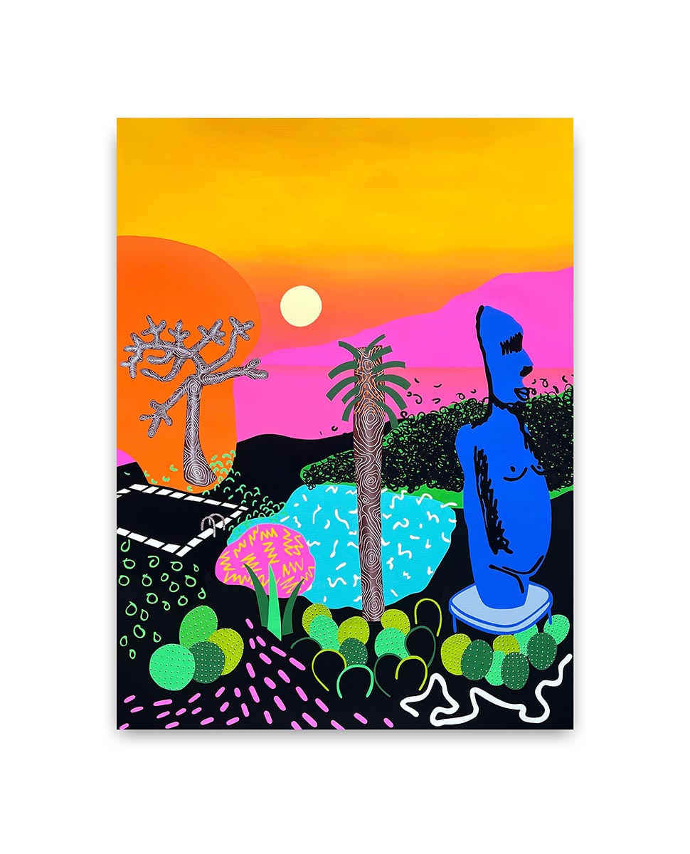 Dusk In The Sculpture Garden