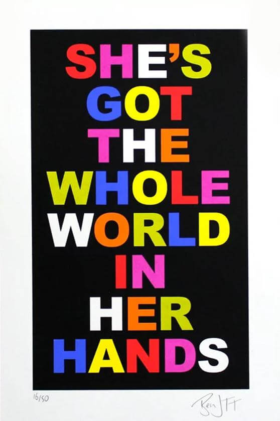 She's Got the Whole World in Her Hands