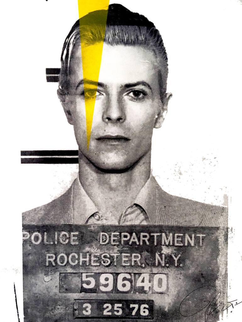 David Bowie Mugshot