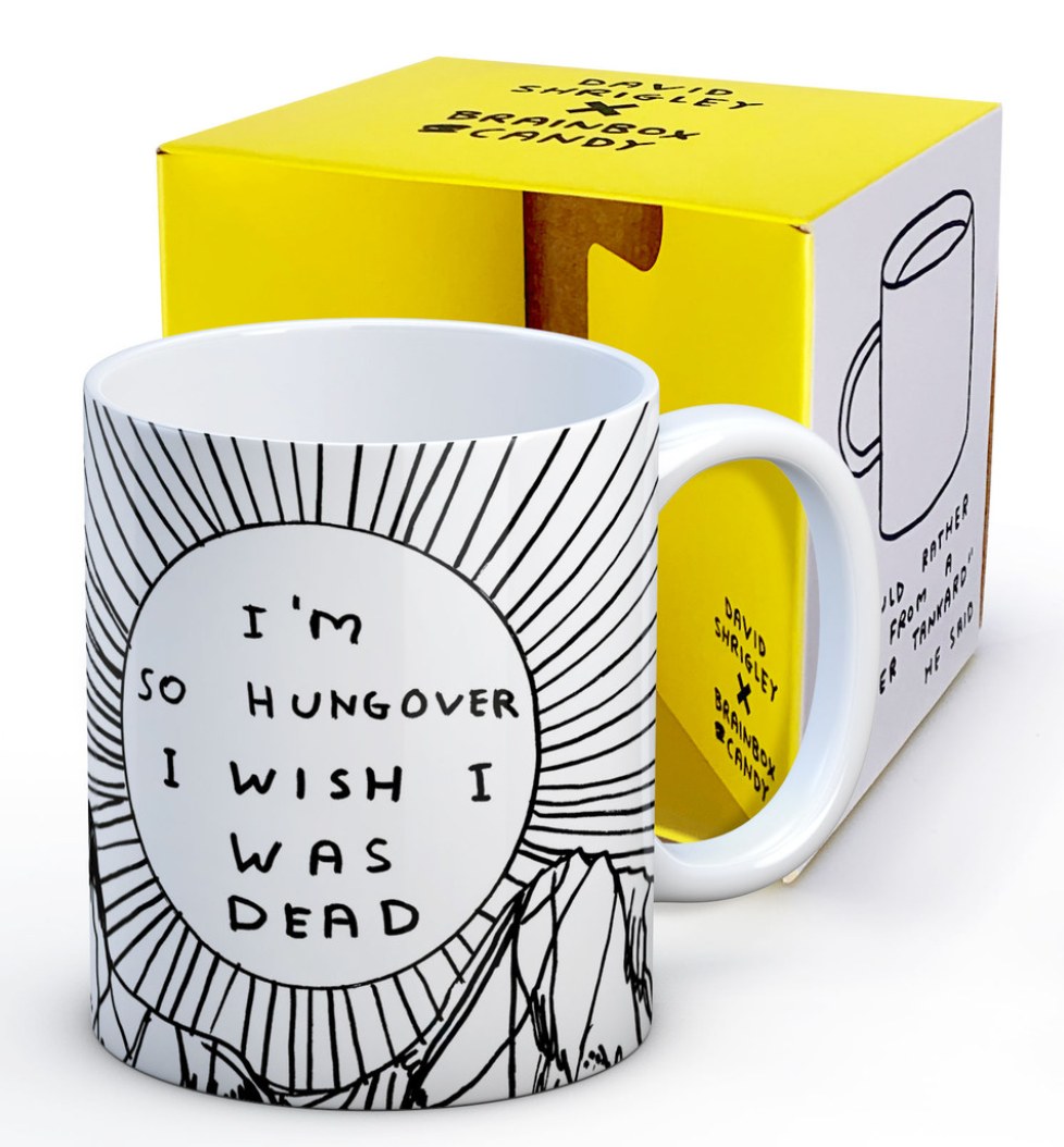 David Shrigley I'm so hungover Mug
