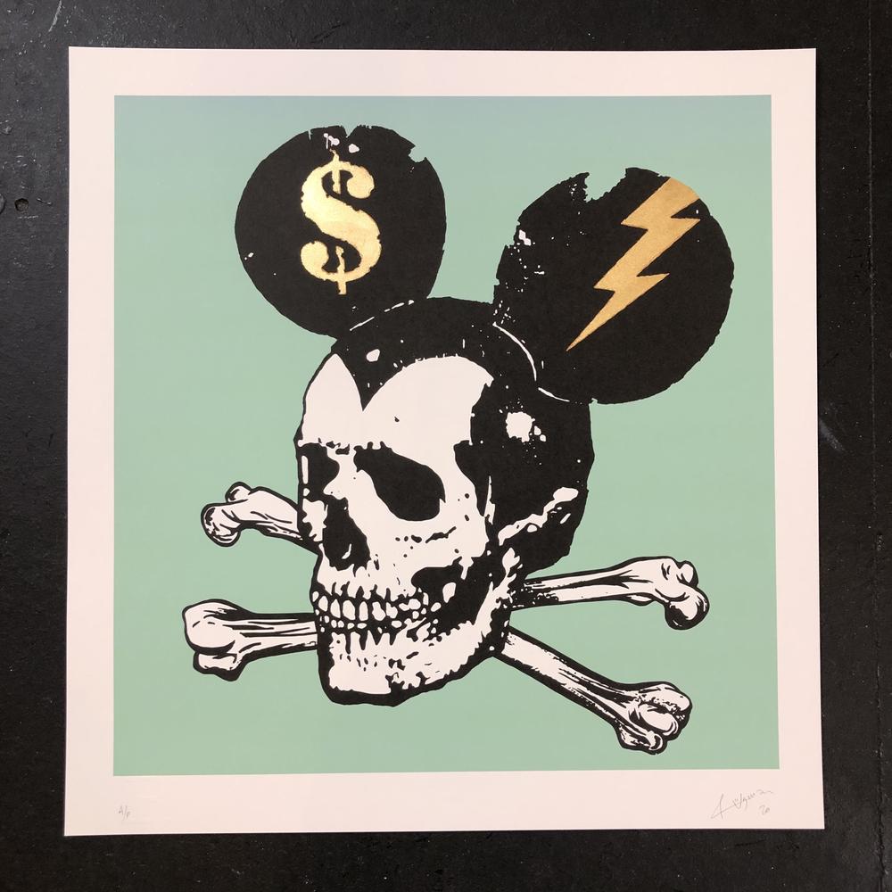 Misfit Mickey Green - Gold Leaf