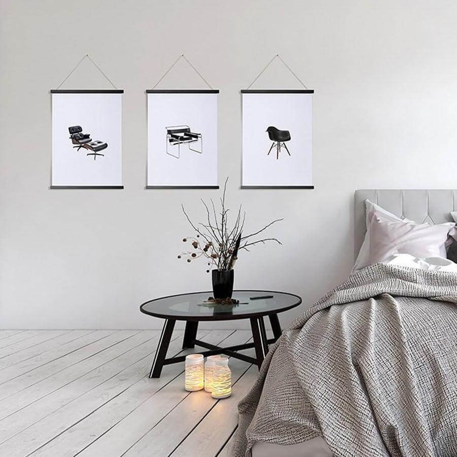 Magnetic Poster Frames - Black