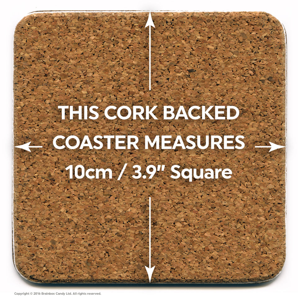 David Shrigley Coaster - Drunk Again