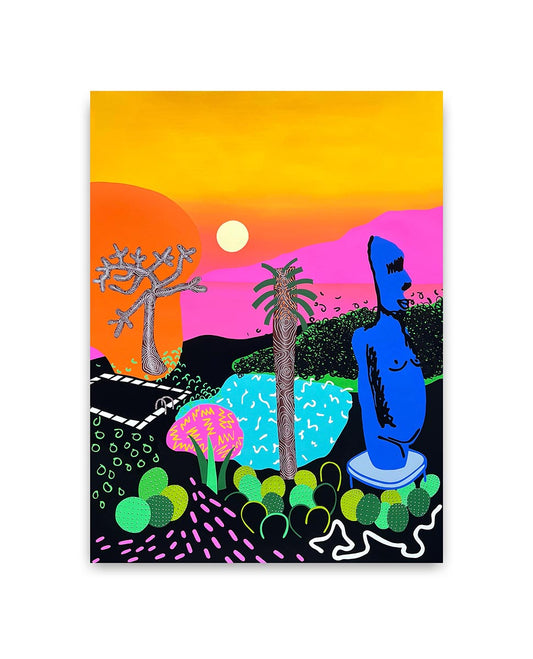 Dusk In The Sculpture Garden