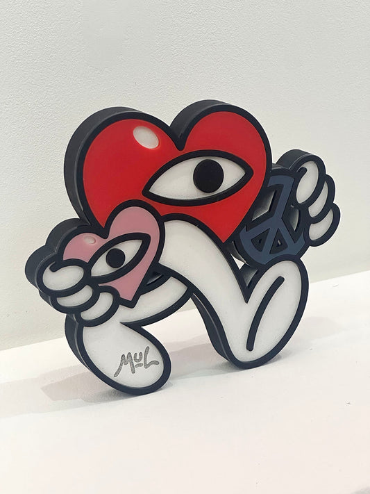 Peace & Love Sculpture AP