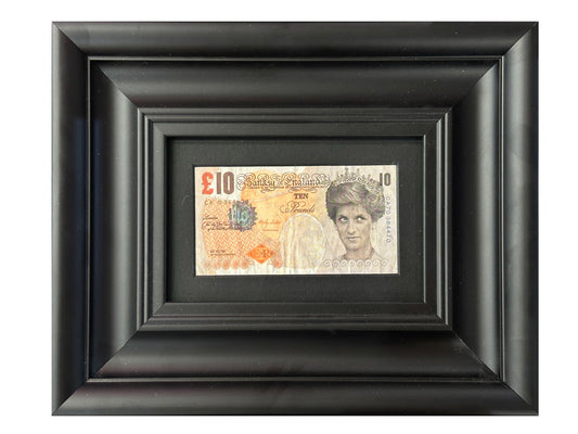 Banksy Di-Faced Tenner Framed