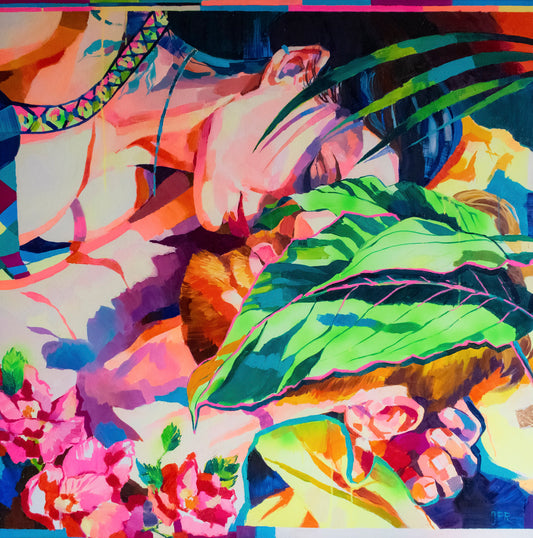 Lovers Print, Hand finished Medium