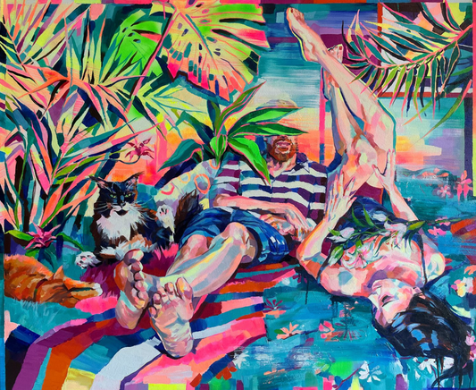 Someday Afternoon Print, hand finished Medium